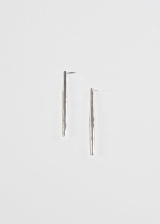 Long Hollow Taper Earrings