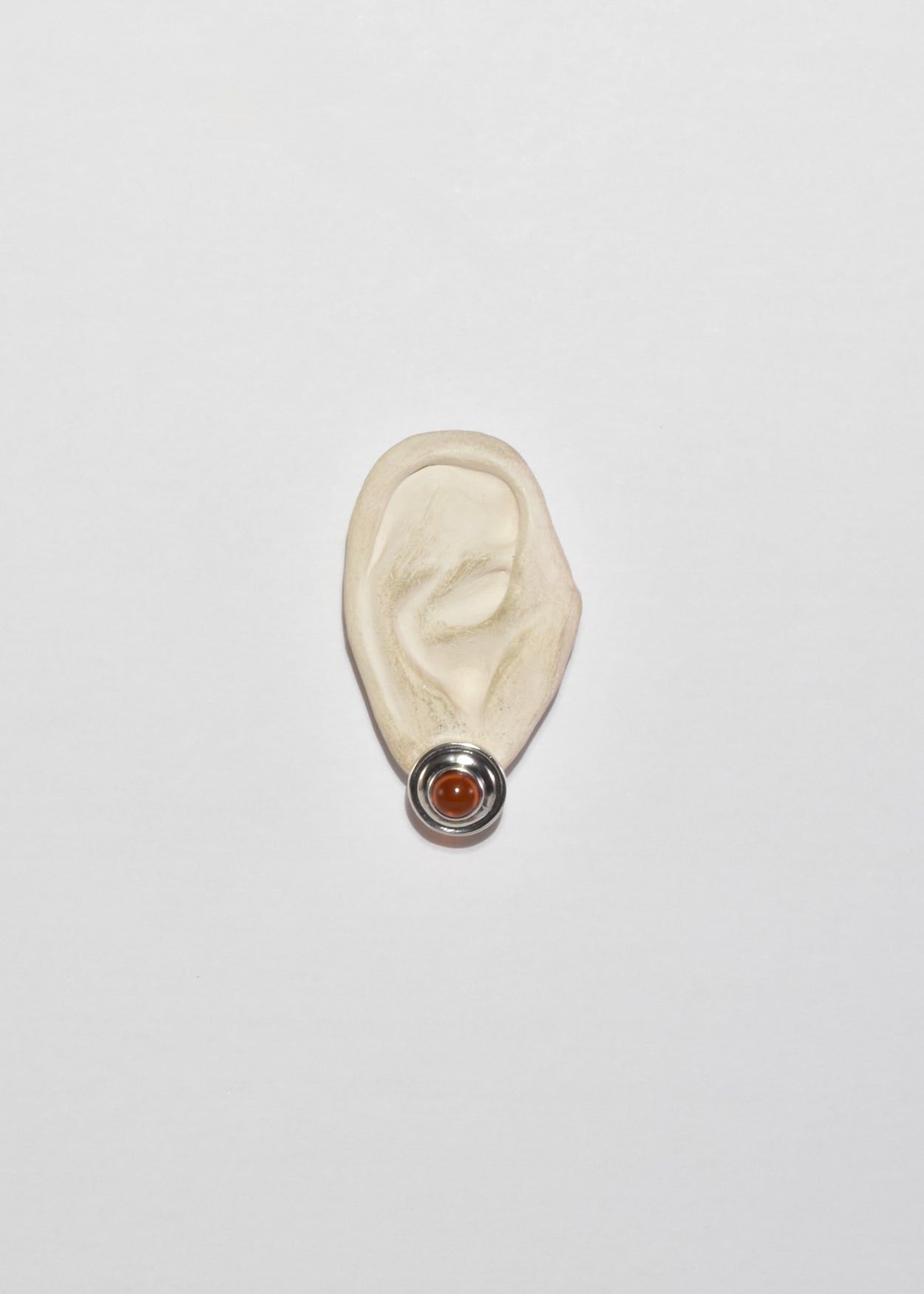 Amber Circle Earrings