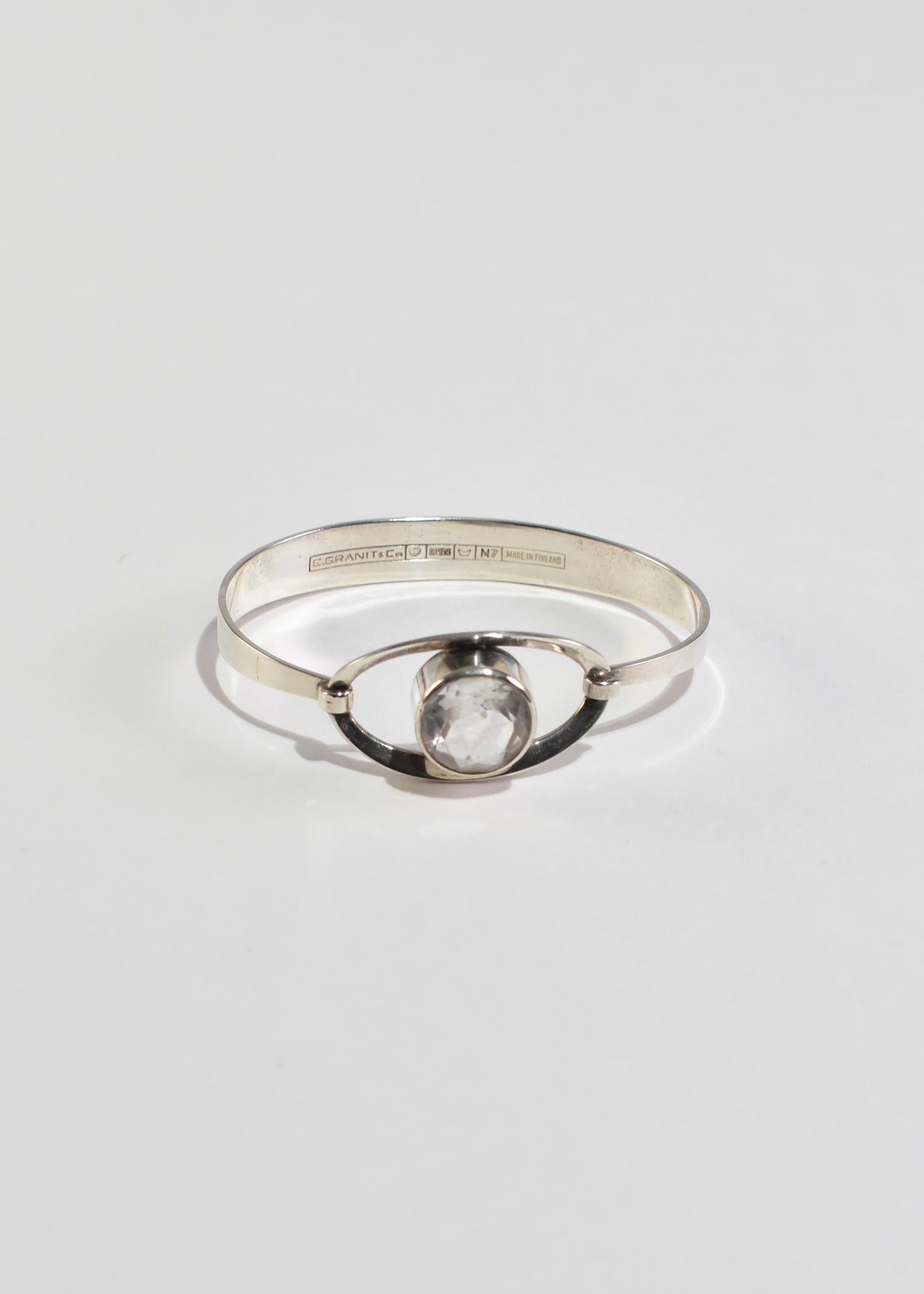 Faceted Crystal Cuff Bracelet