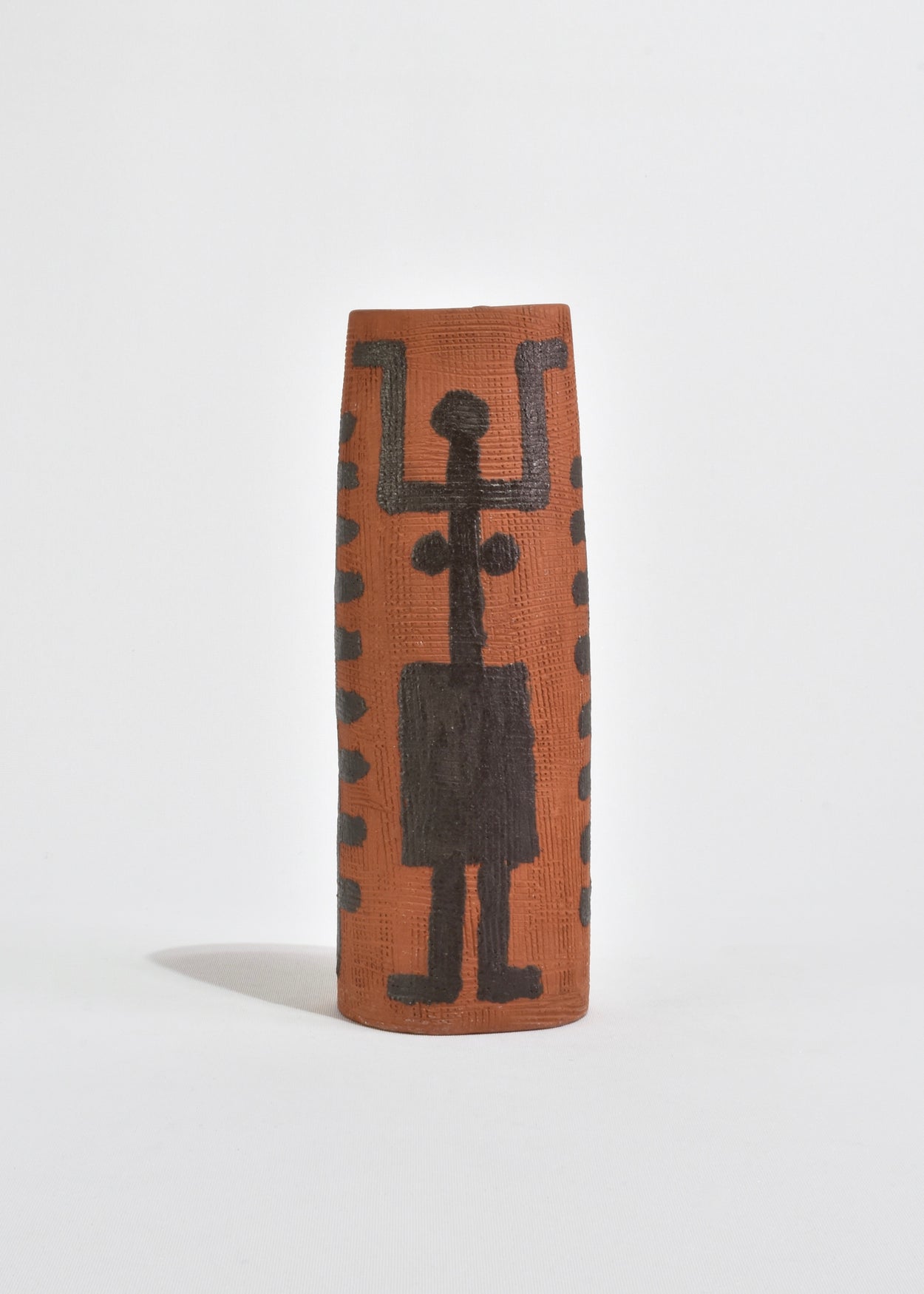 Terracotta Figure Vase