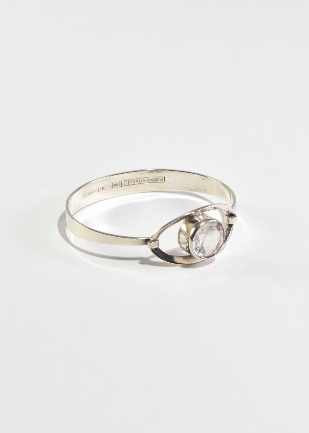 Faceted Crystal Cuff Bracelet