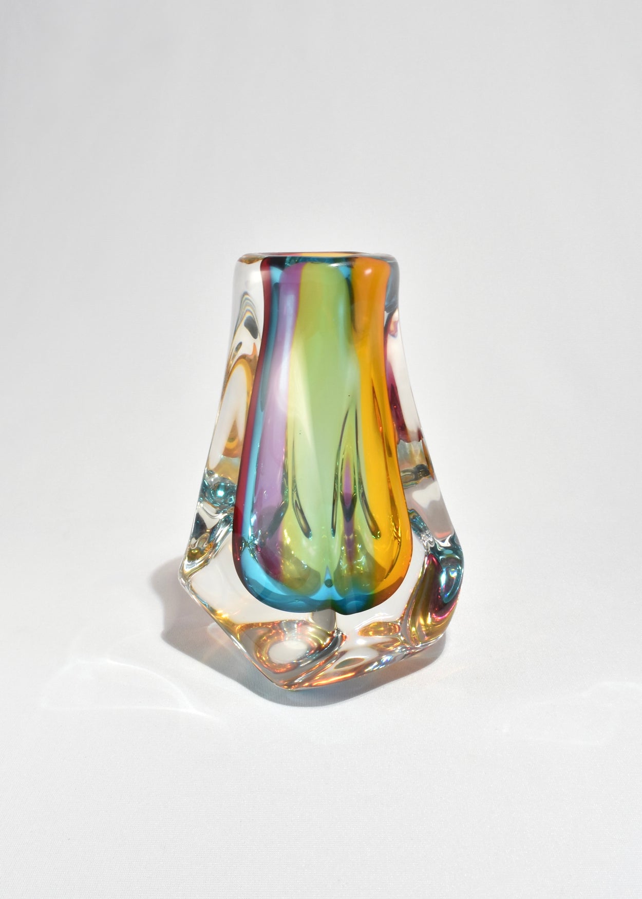 Colorful Glass Vase