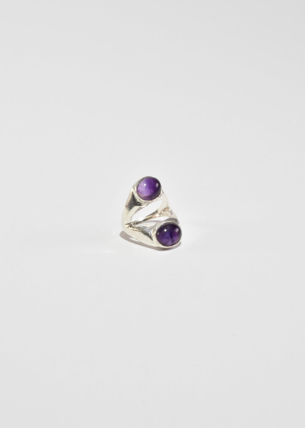 Double Amethyst Ring