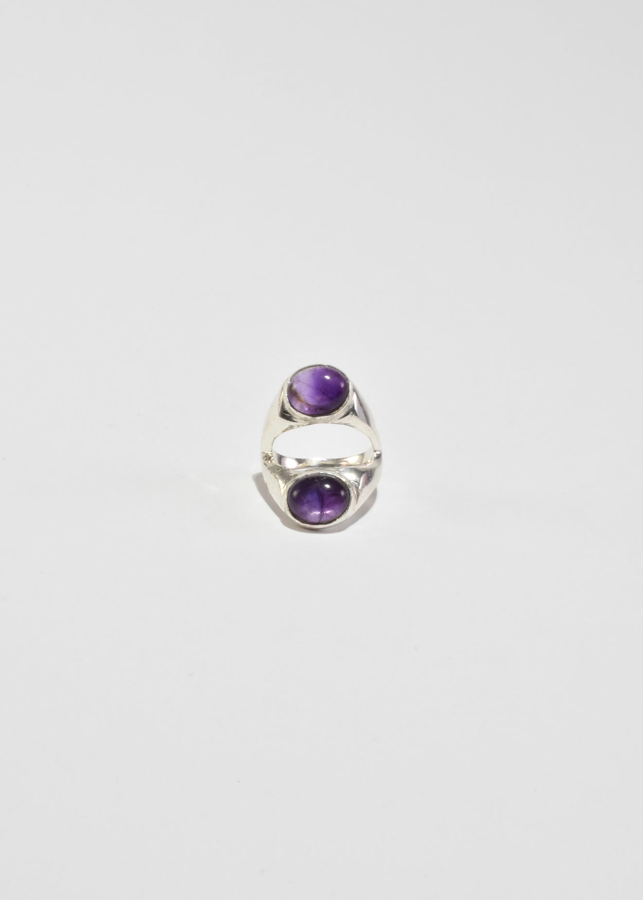 Double Amethyst Ring