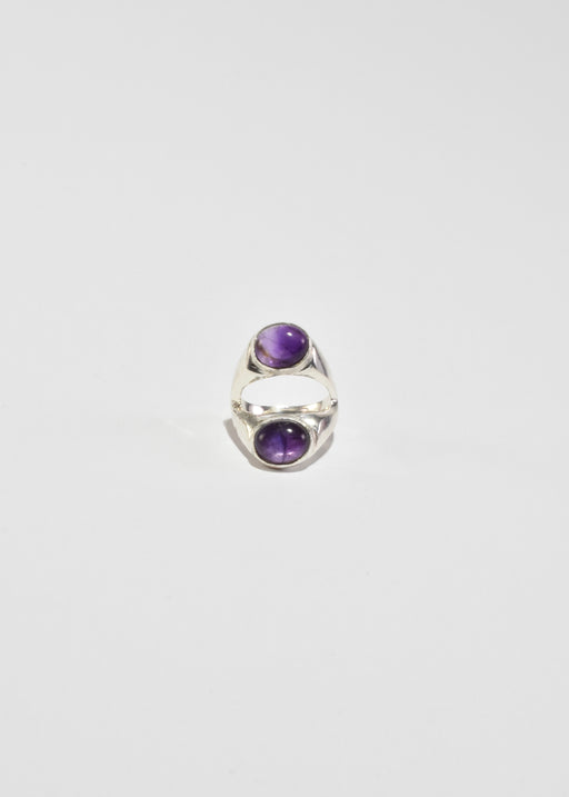 Double Amethyst Ring