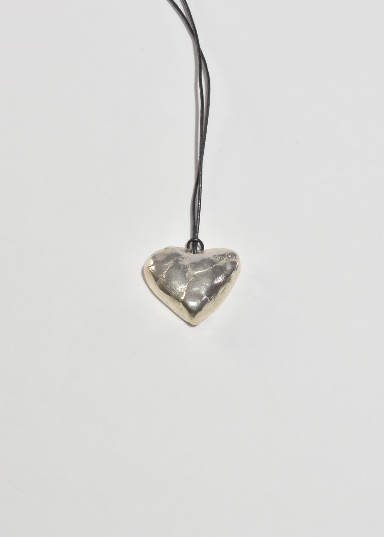 Organic Heart Pendant Necklace