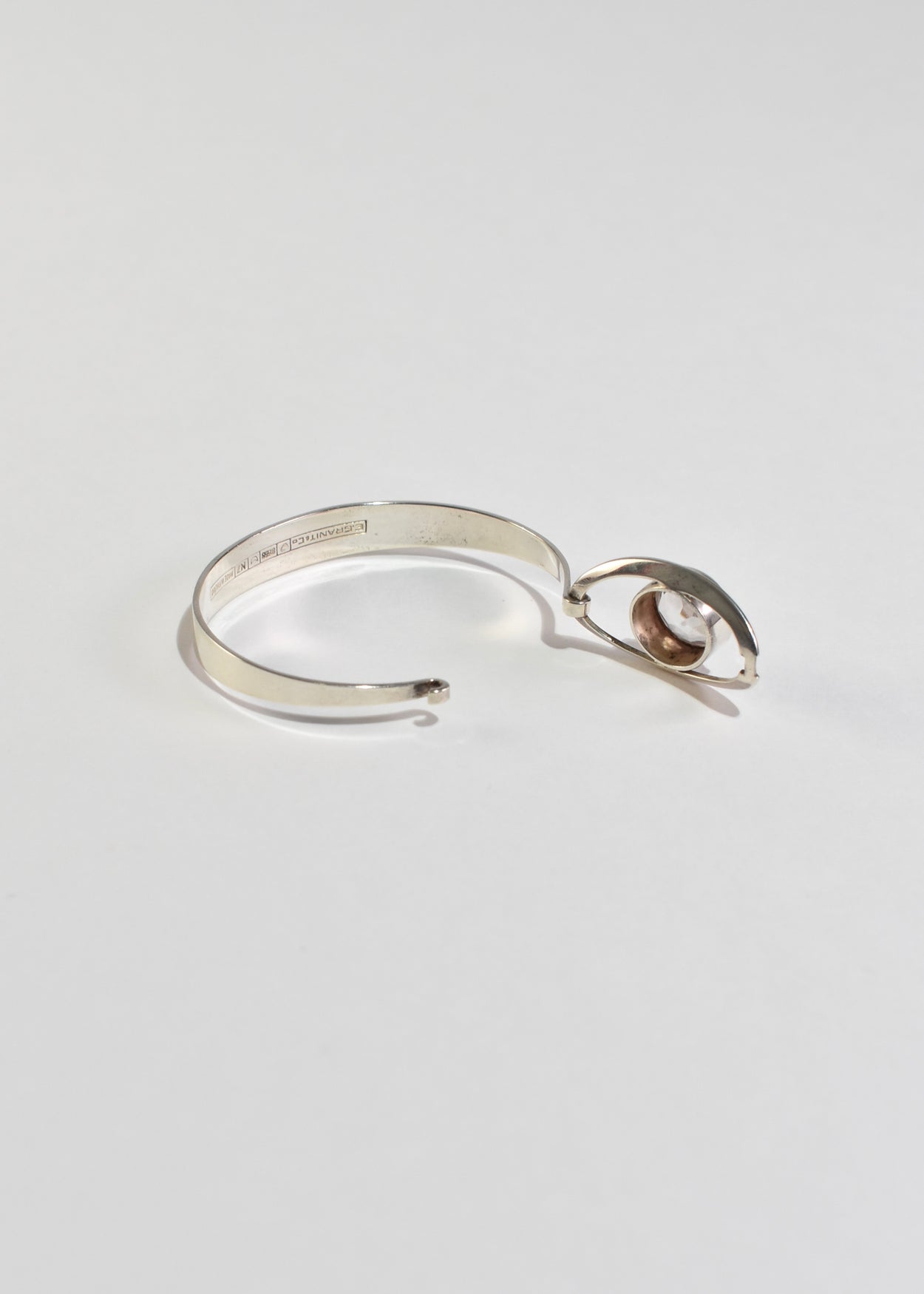 Faceted Crystal Cuff Bracelet