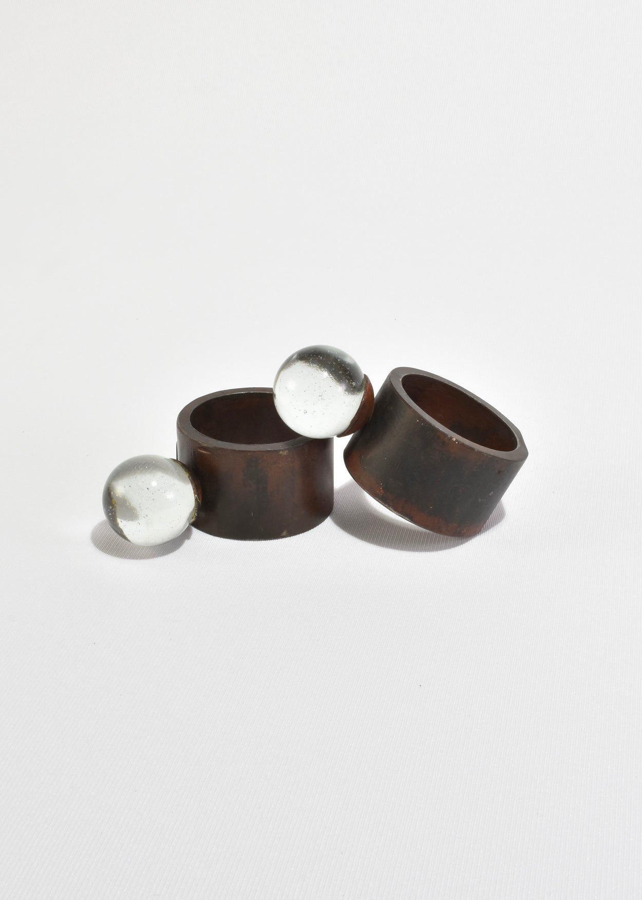Sphere Glass Napkin Rings