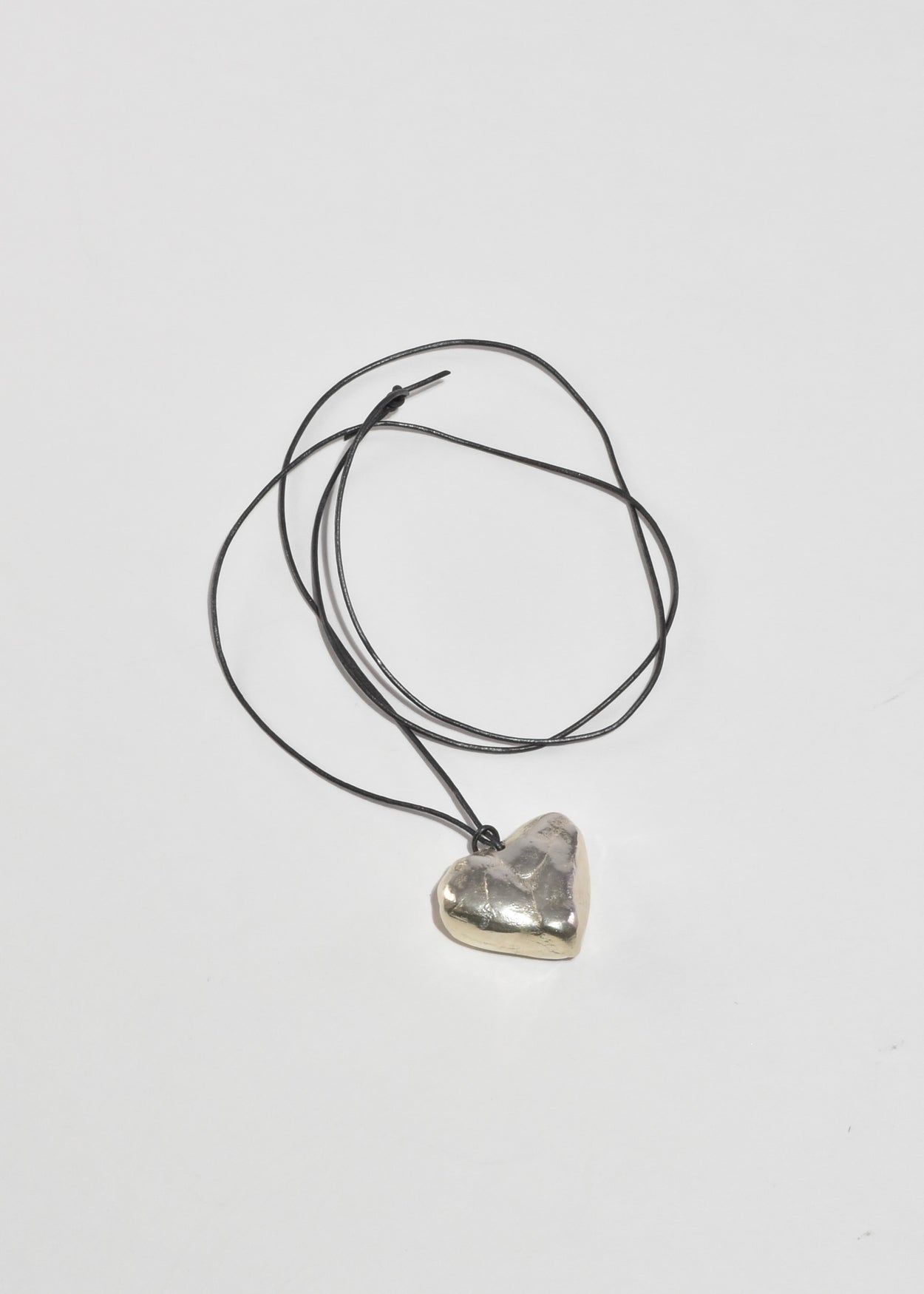 Organic Heart Pendant Necklace