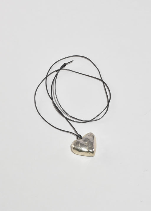 Organic Heart Pendant Necklace