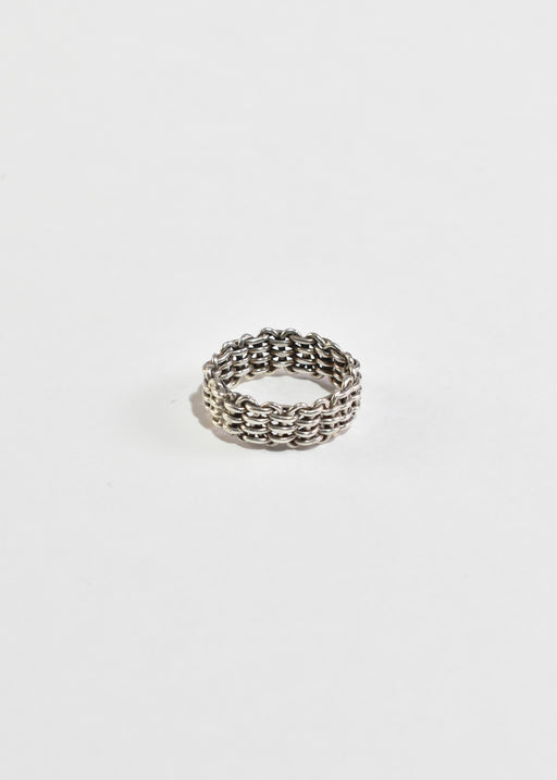 Woven Sterling Ring