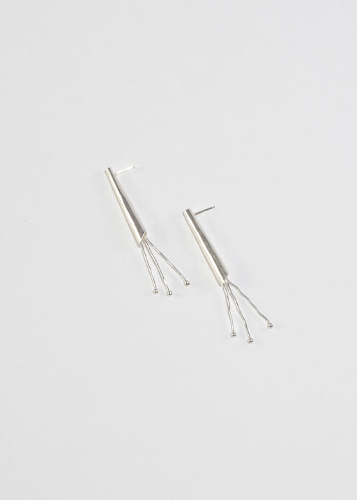 Sterling Taper Charm Earrings