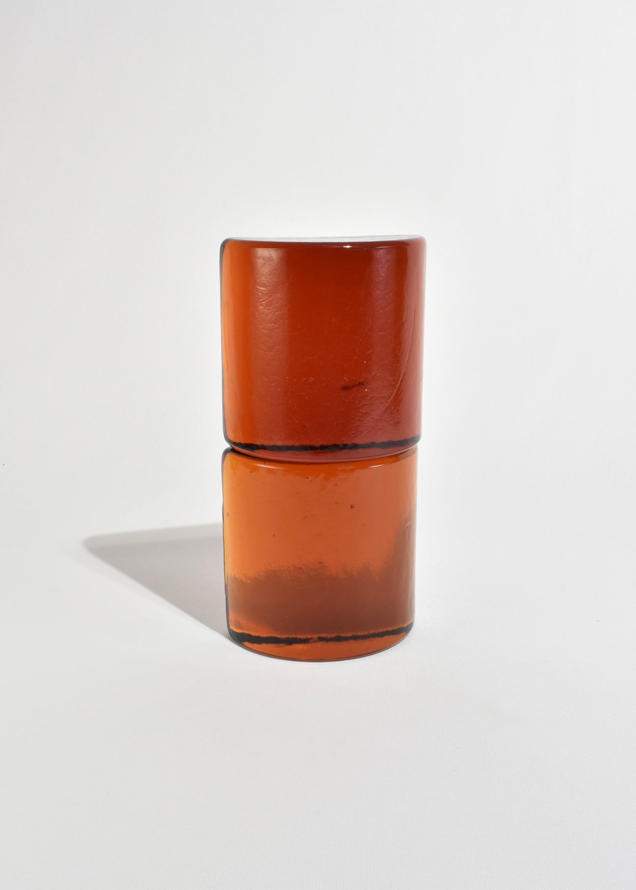 Amber Glass Bookends