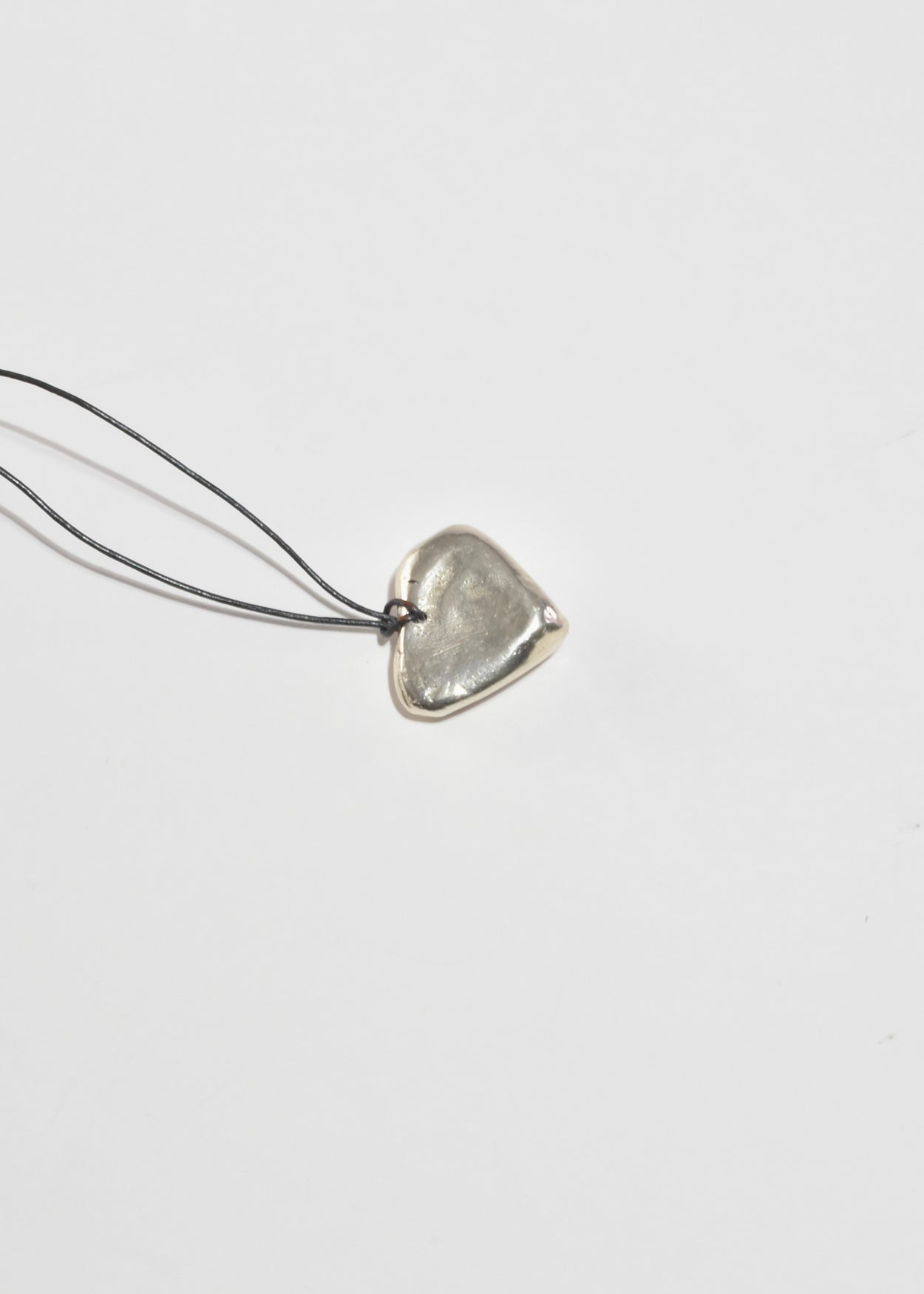Organic Heart Pendant Necklace