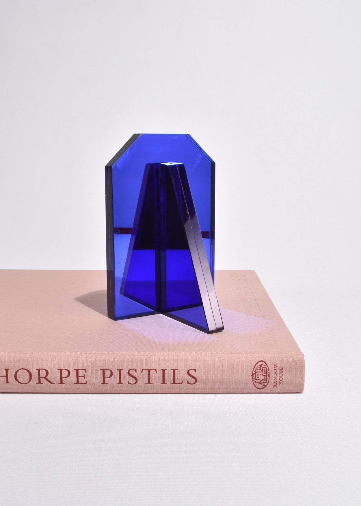 Cobalt Deco Bookends