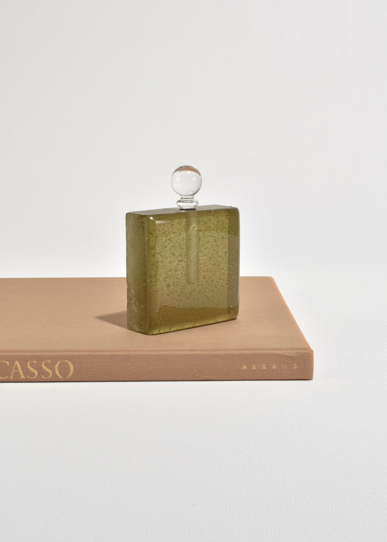 Cast Glass Perfume Bottle 3