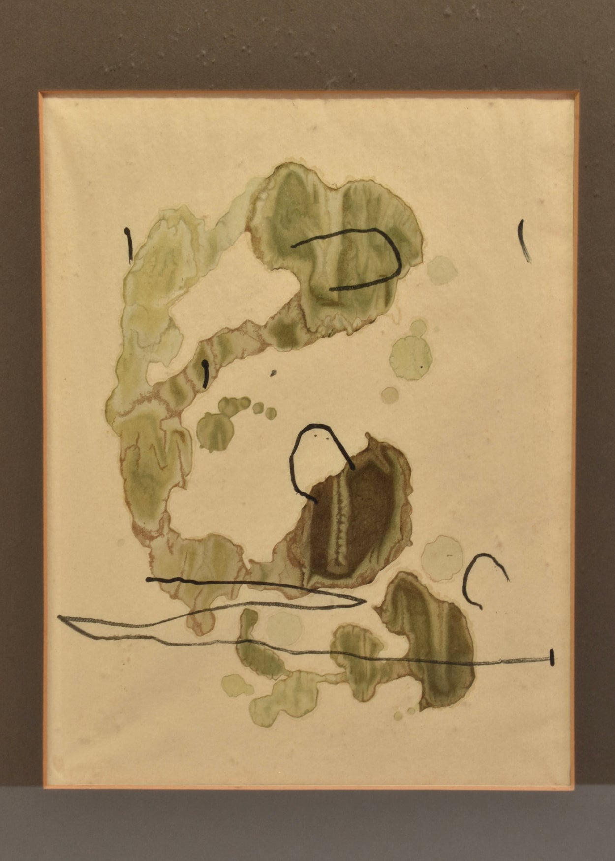 Abstract Biomorphic Study, Framed