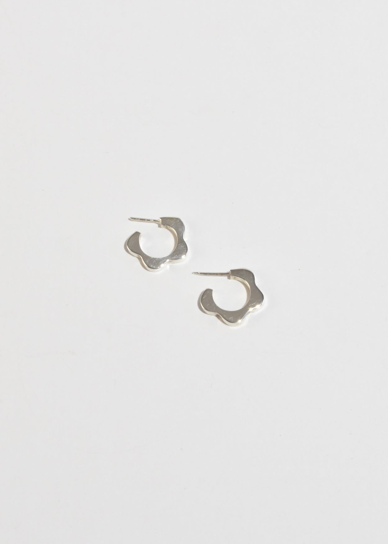 Scallop Hoop Earrings
