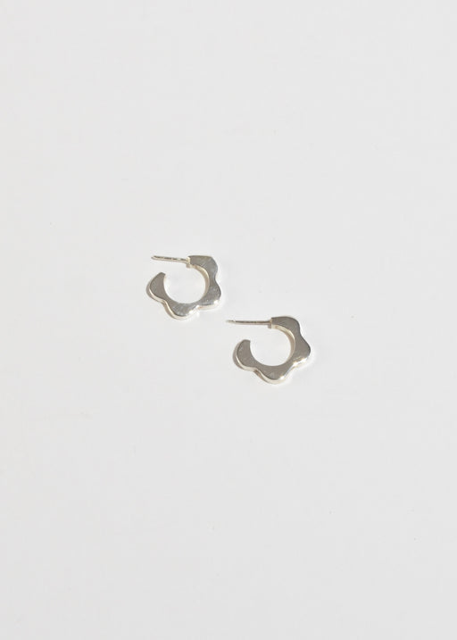 Scallop Hoop Earrings