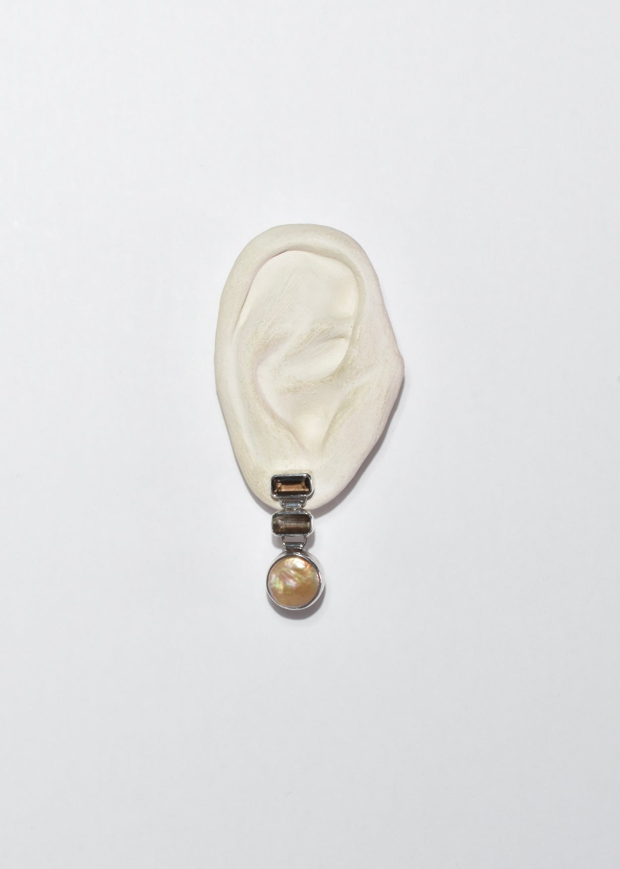 Topaz Pearl Earrings
