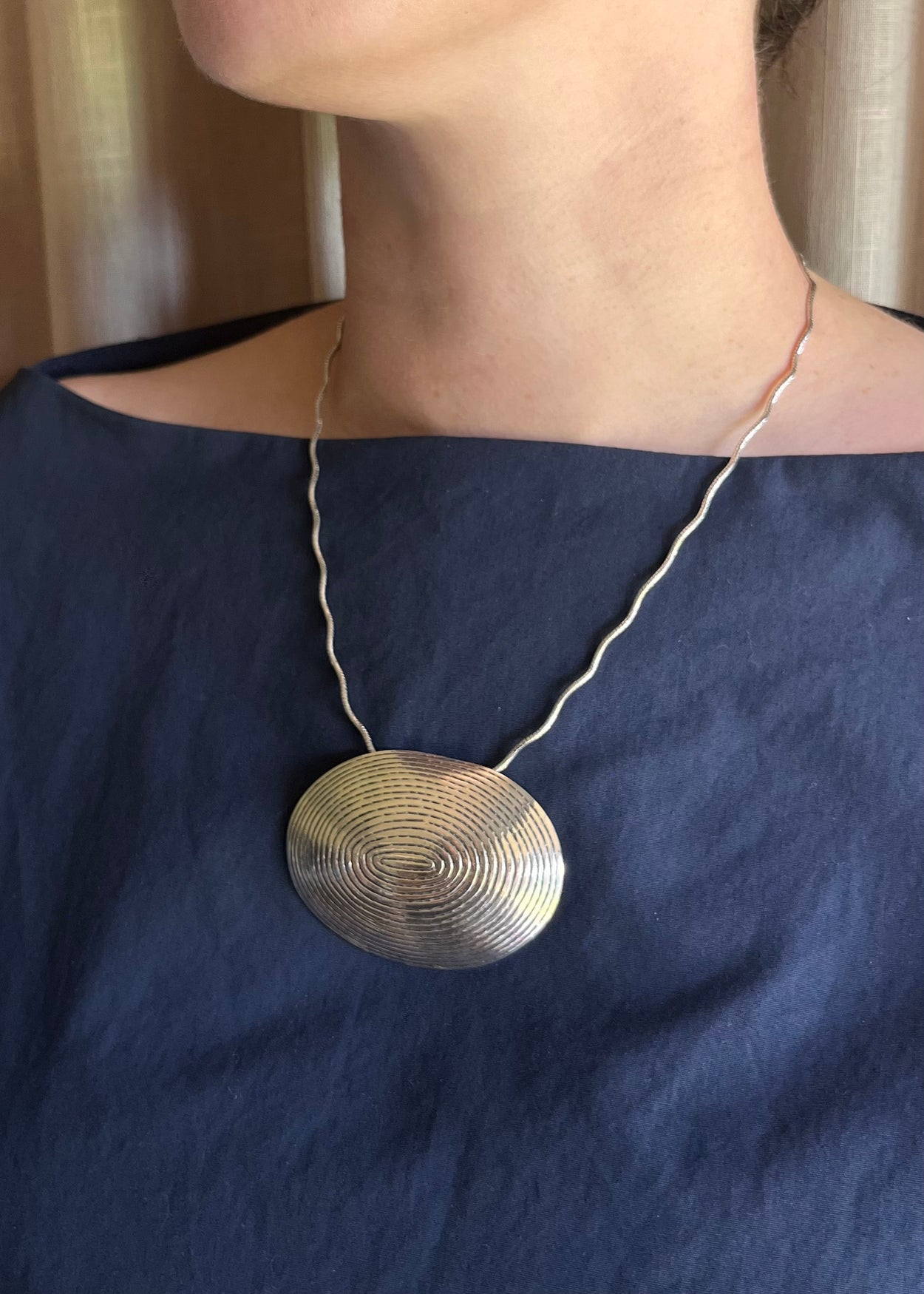 Spiral Pendant Necklace