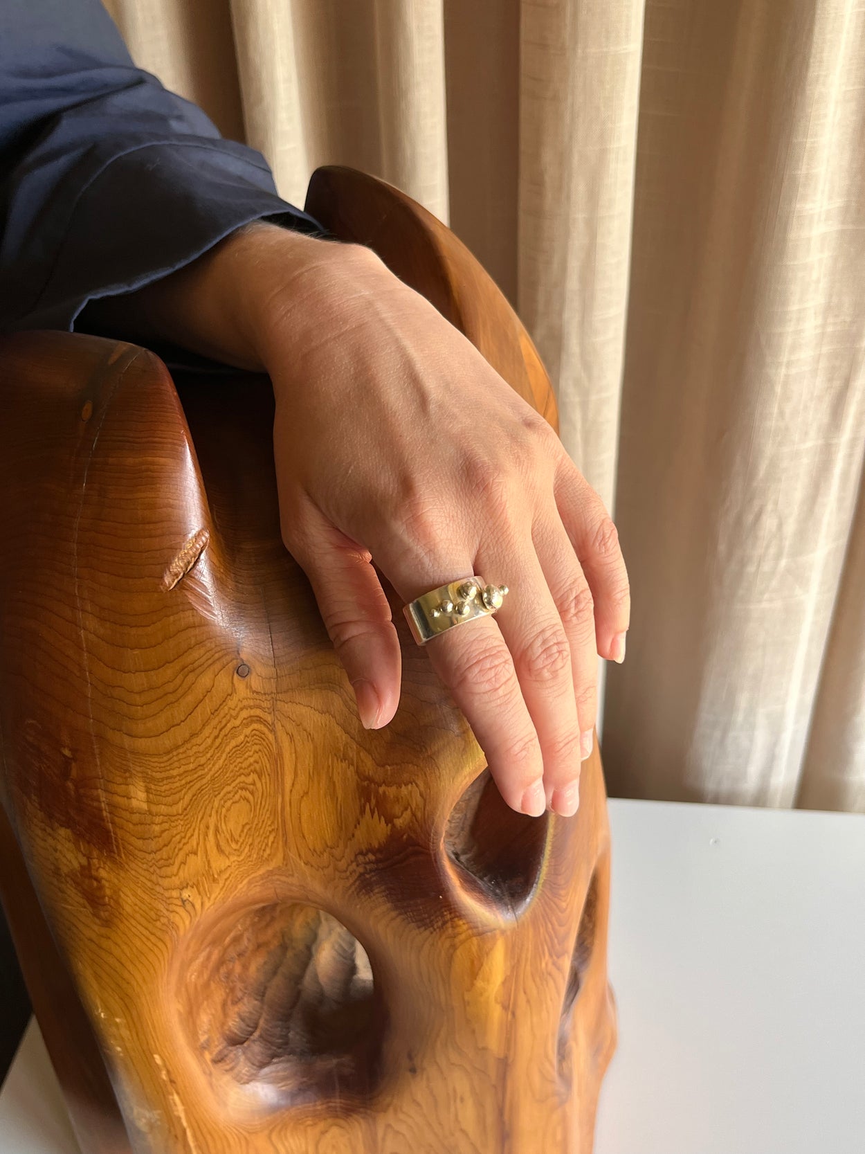 Organic Spheres Ring