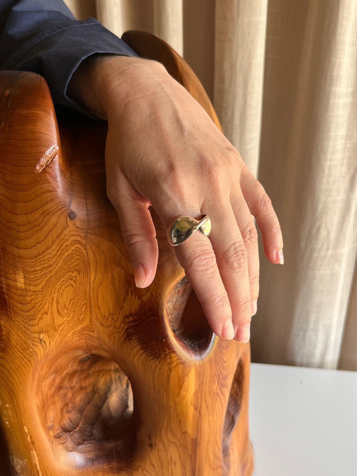 Sterling Twist Ring