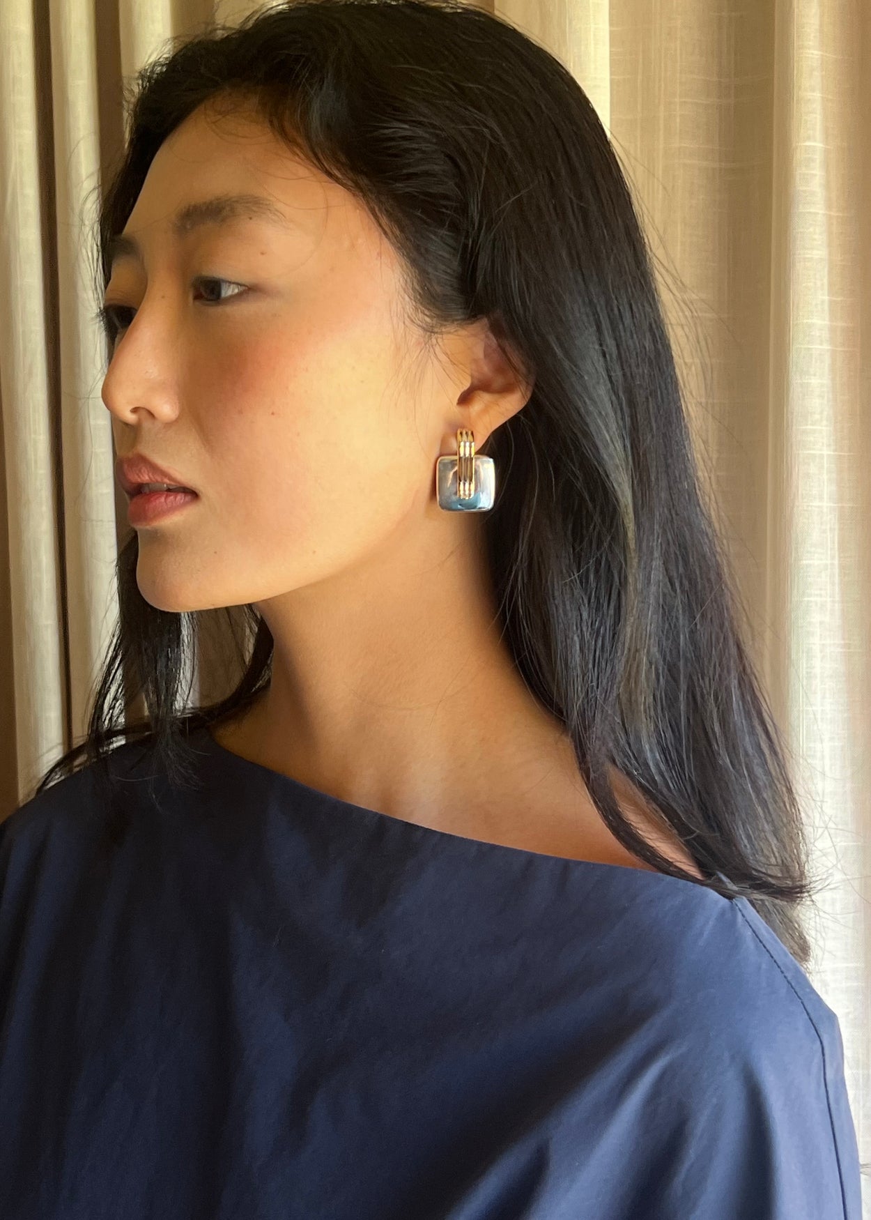 Modernist Loop Earrings
