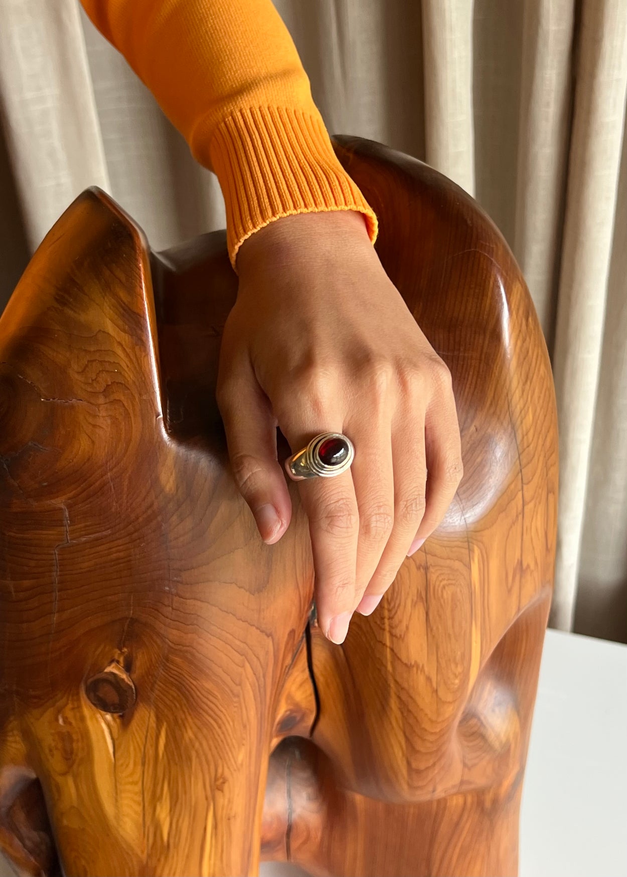 Oval Ruby Ring