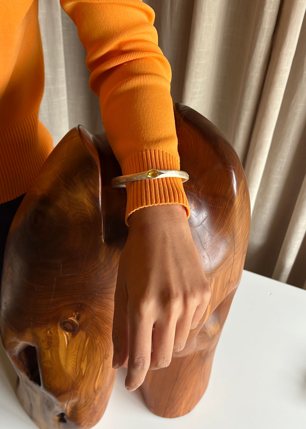Citrine Sterling Bracelet