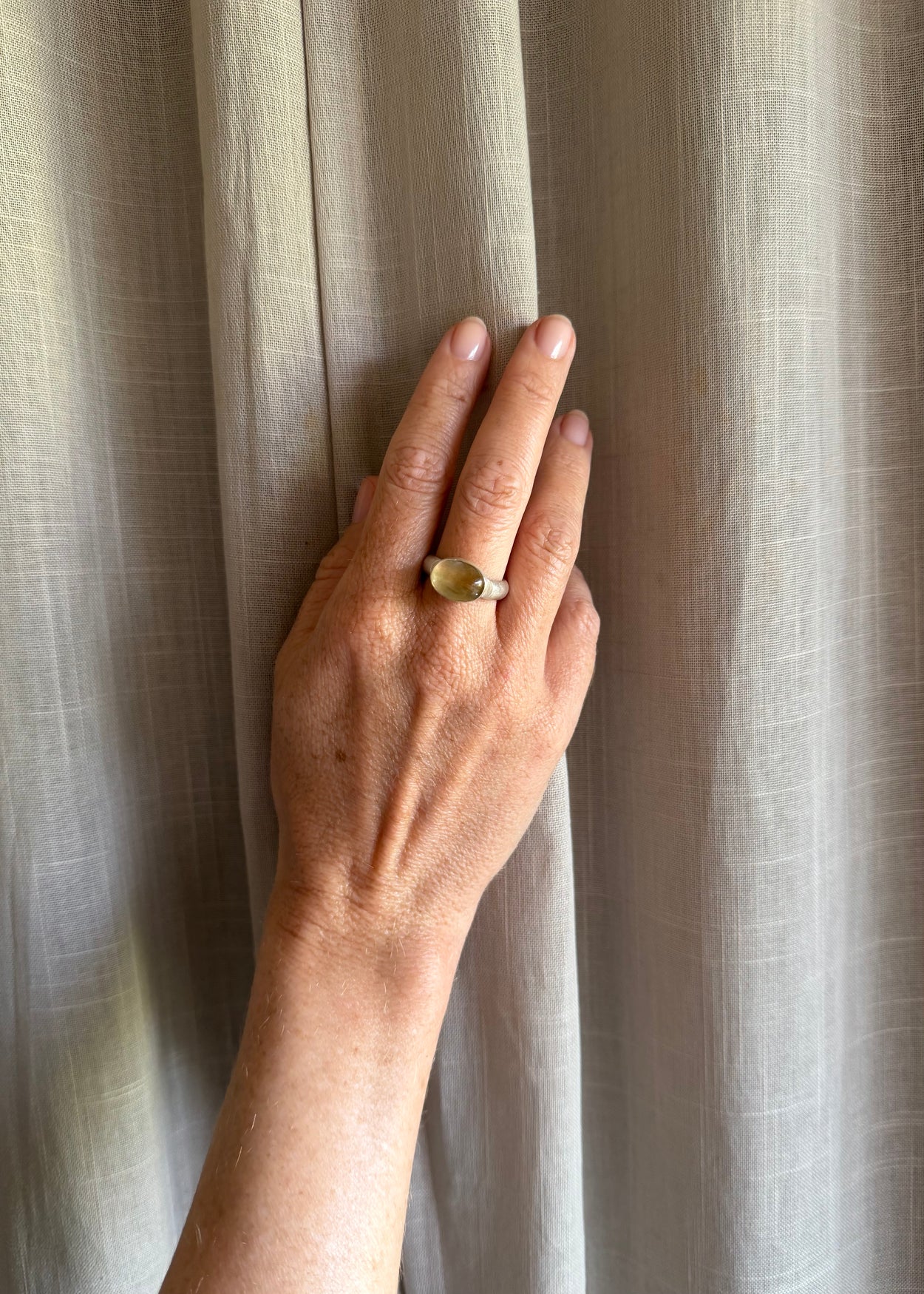 Sterling Citrine Ring