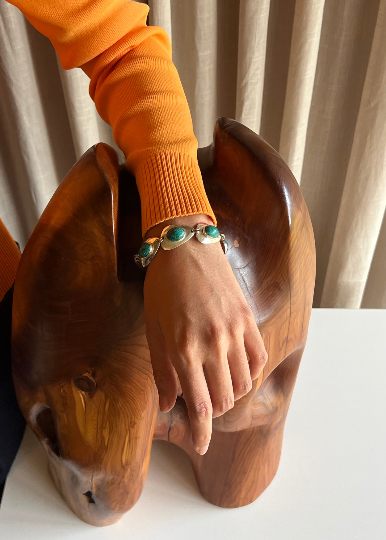 Modernist Stone Bracelet