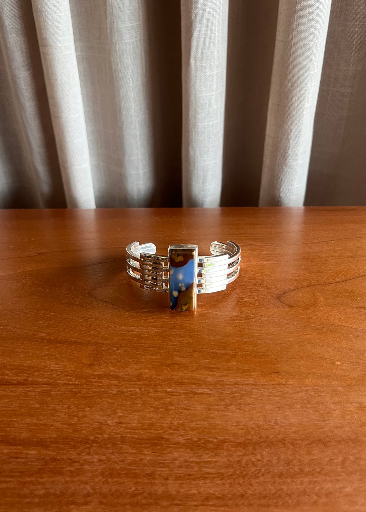 Deco Agate Cuff Bracelet