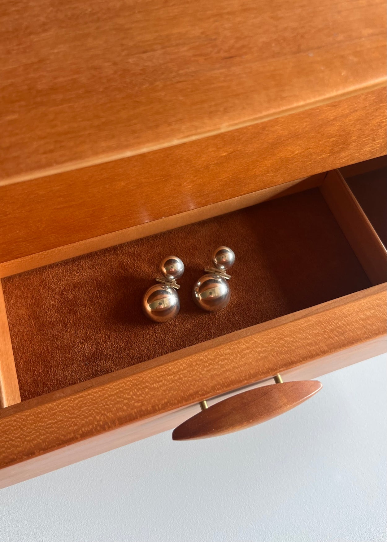 Dome Drop Earrings