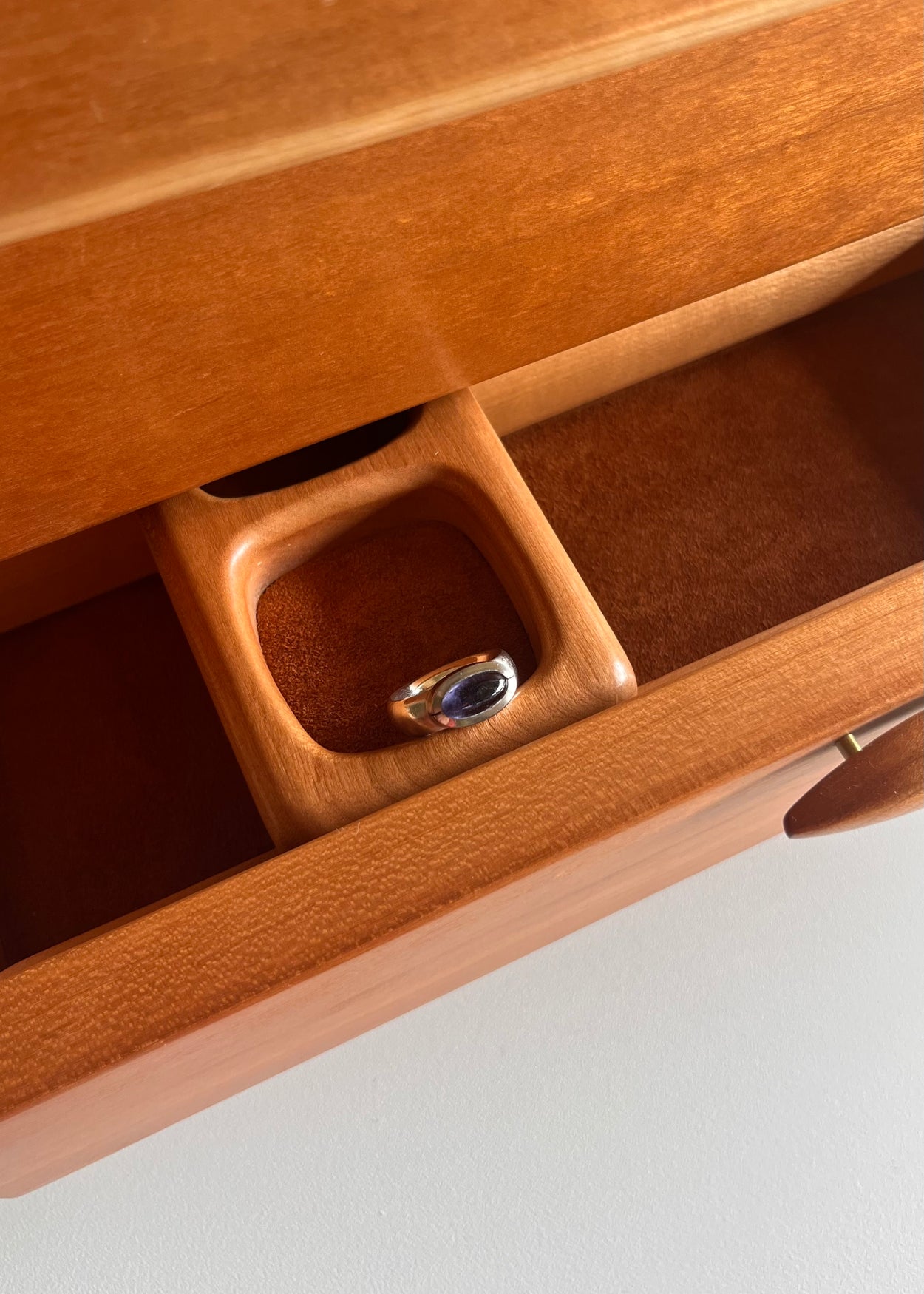 Oval Iolite Ring