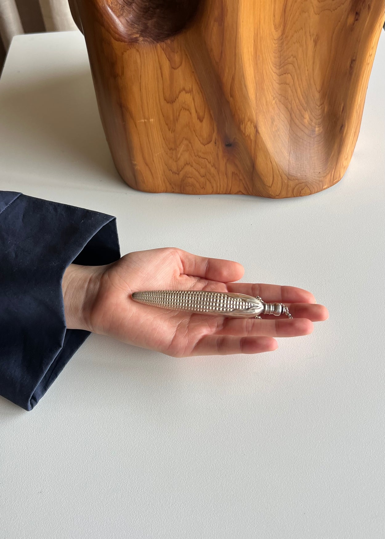 Sterling Corn Perfume Bottle