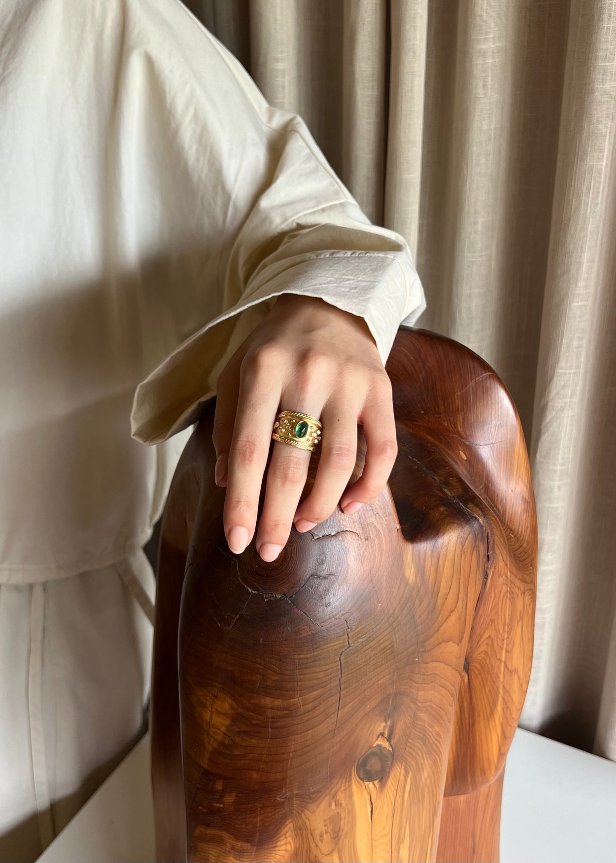 Emerald Diamond Ring