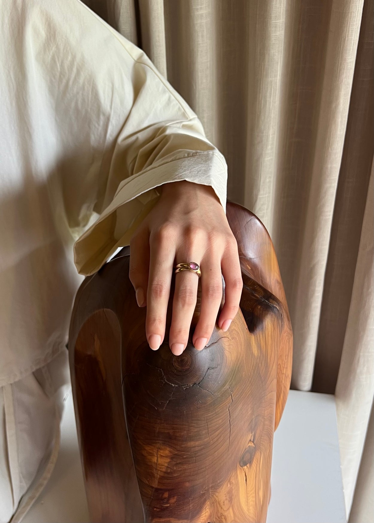 Gold Tourmaline Ring