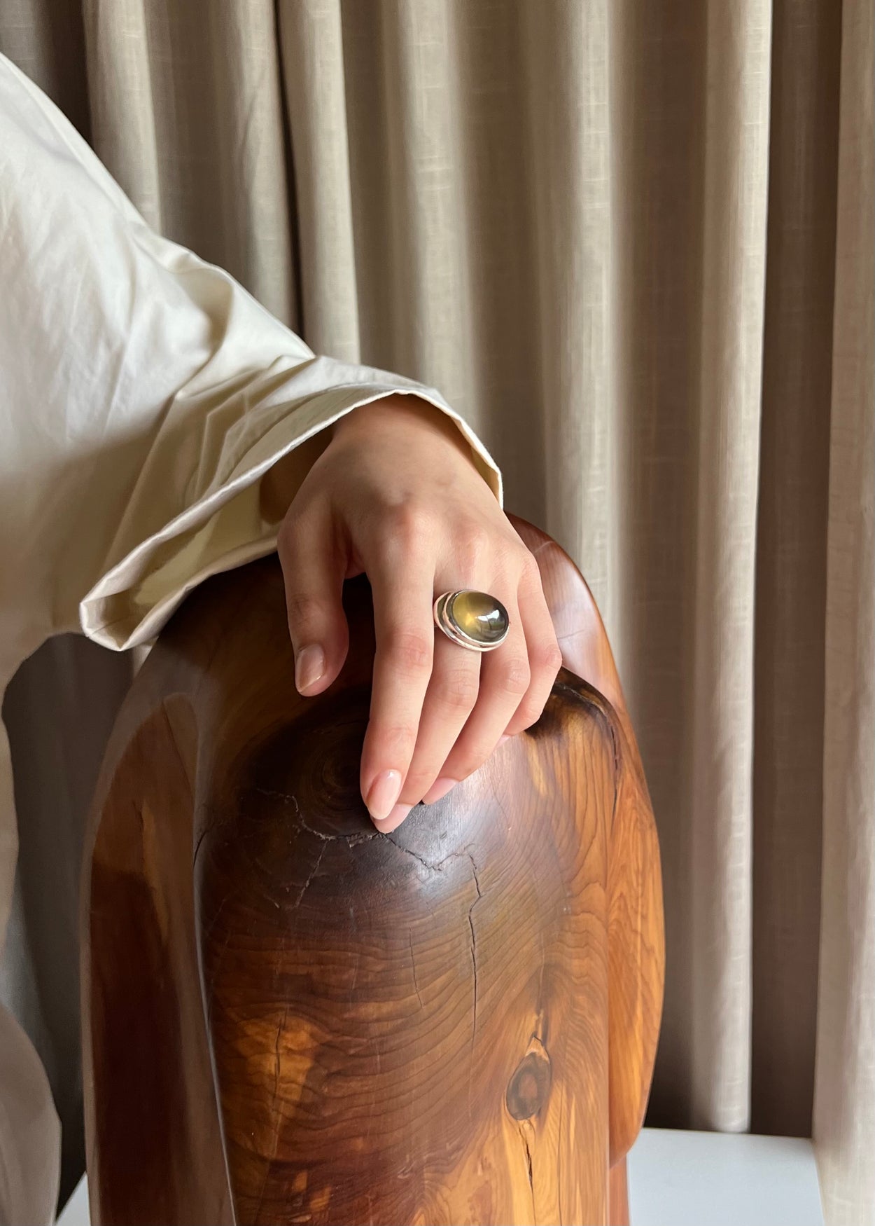Citrine Statement Ring