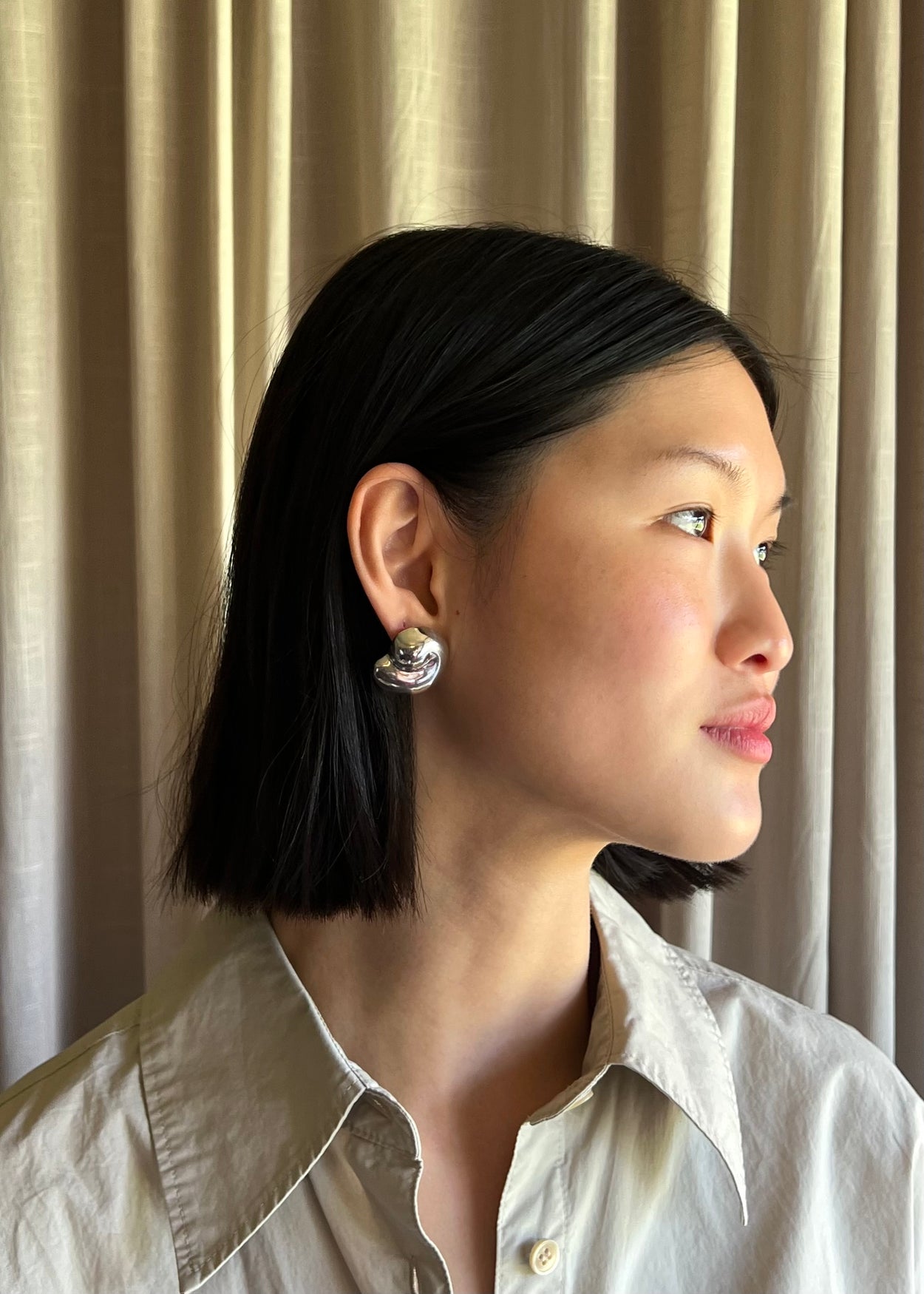 Sculptural Curve Earrings
