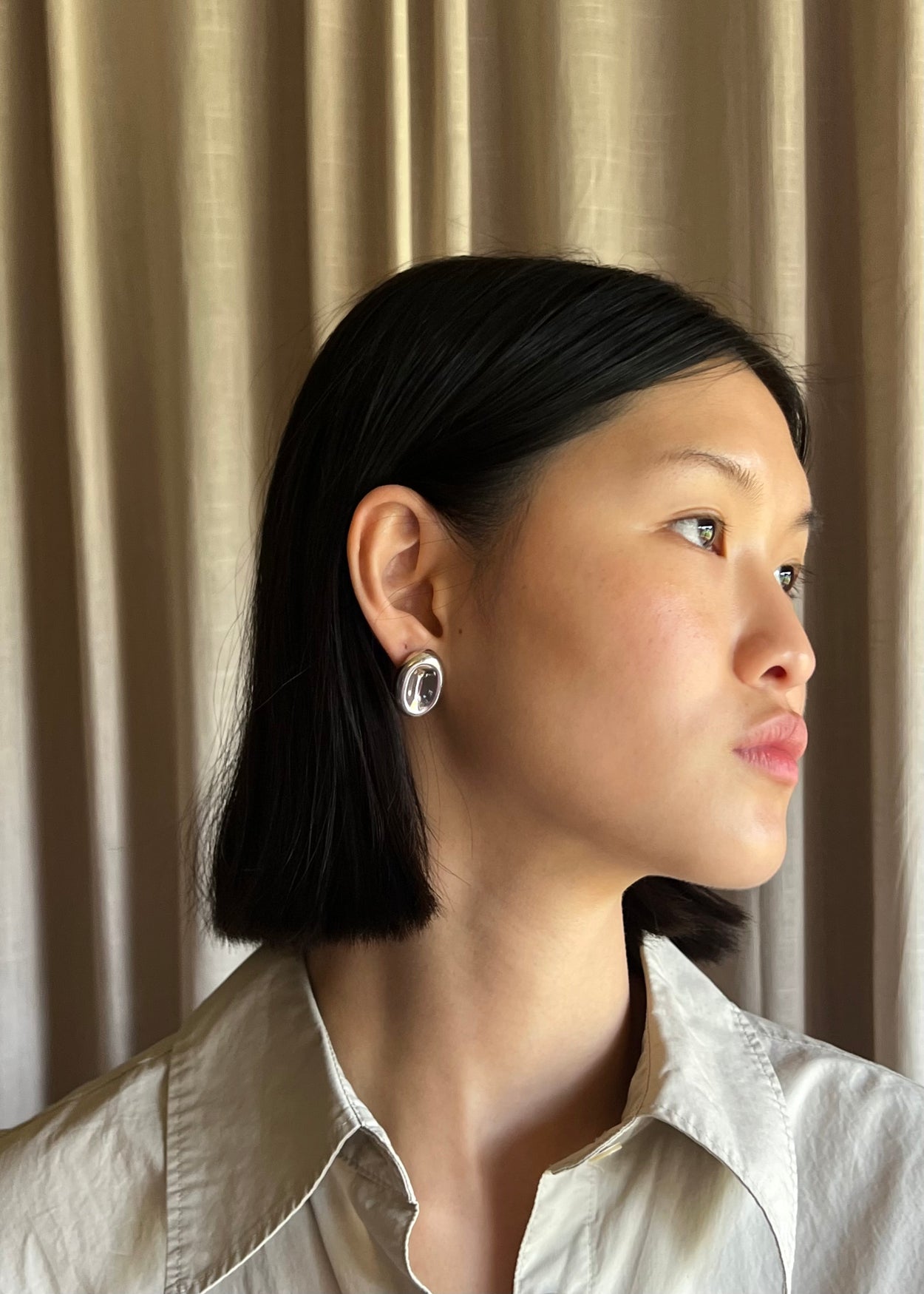 Concave Sterling Earrings