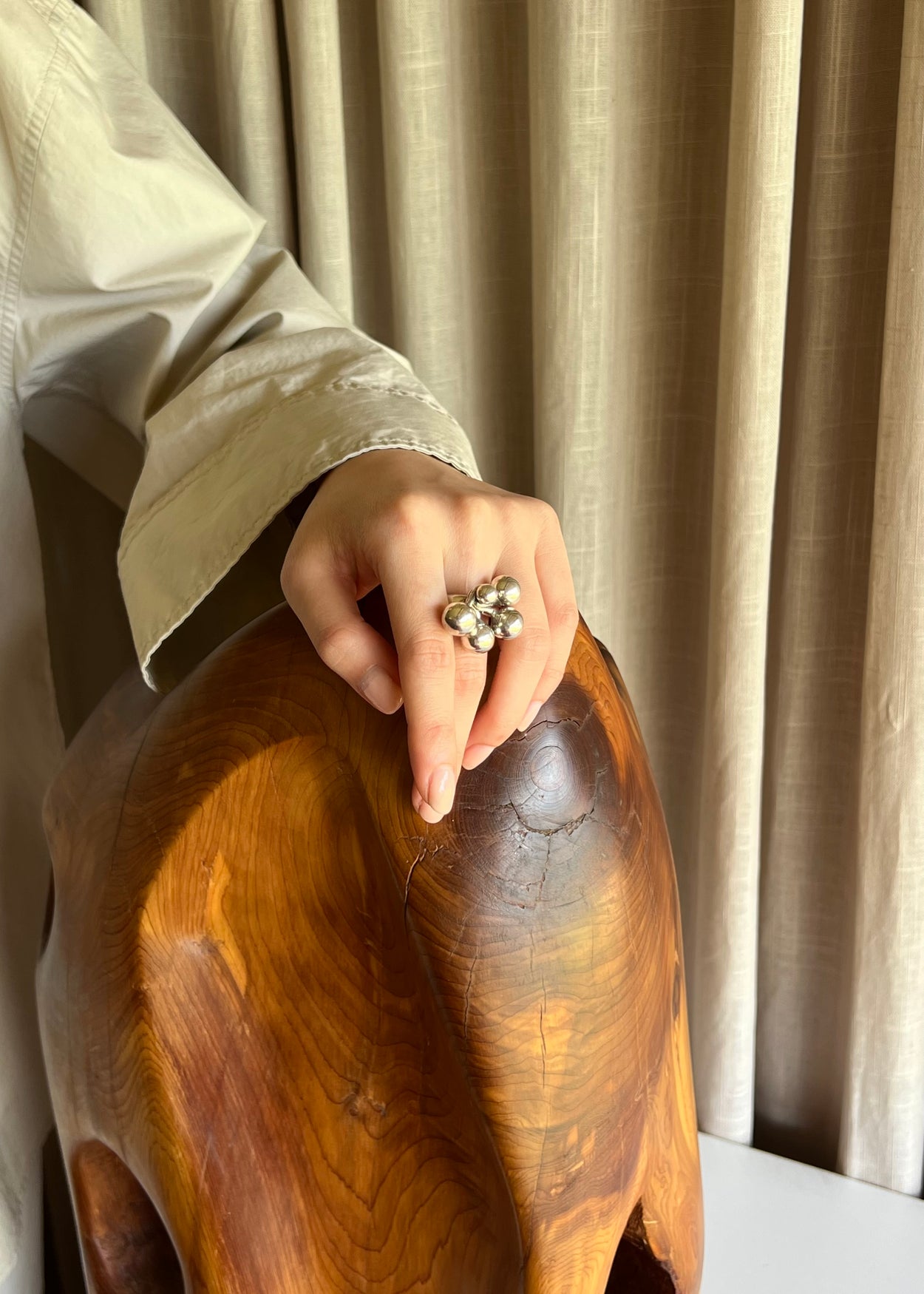Kinetic Spheres Ring