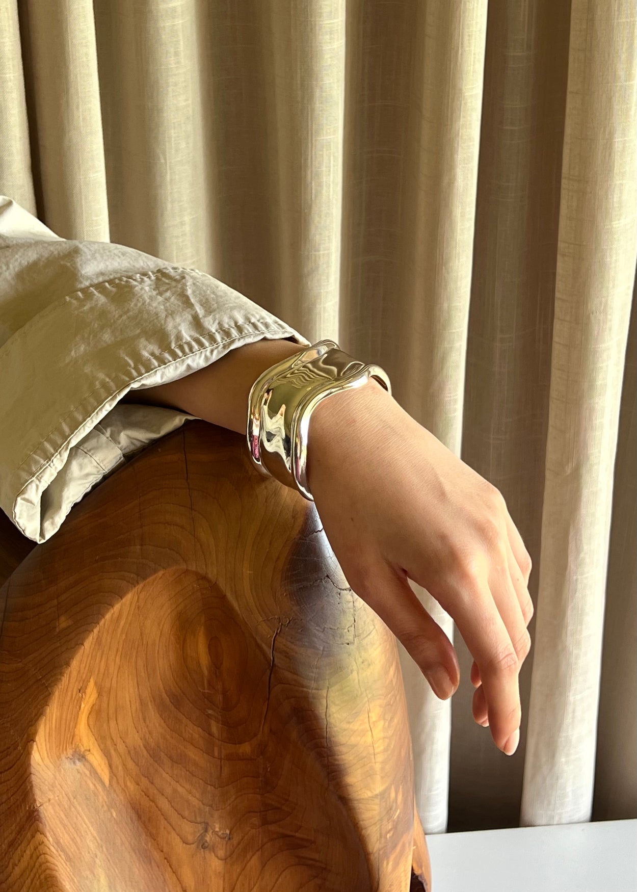 Curved Cuff Bracelet