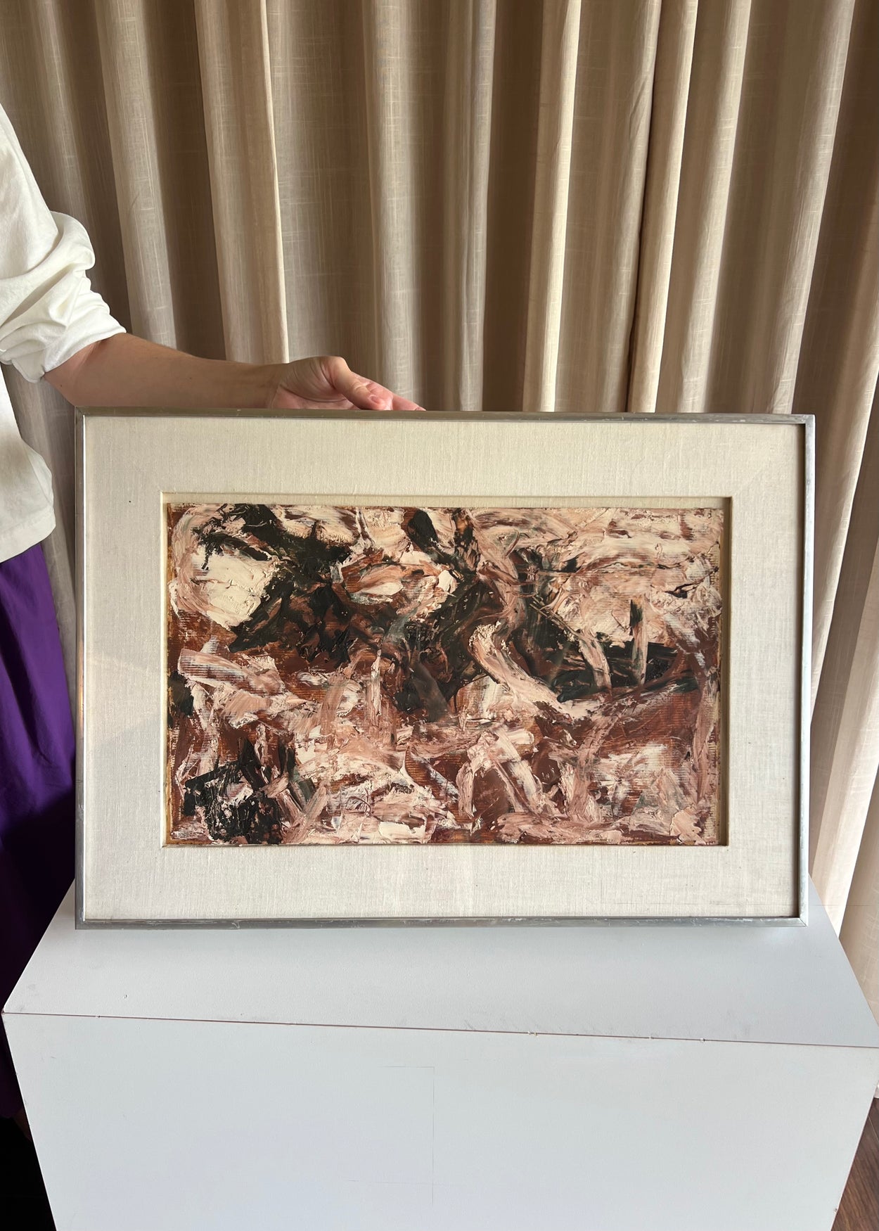 Oil on Canvas by Fred Hauck, Framed