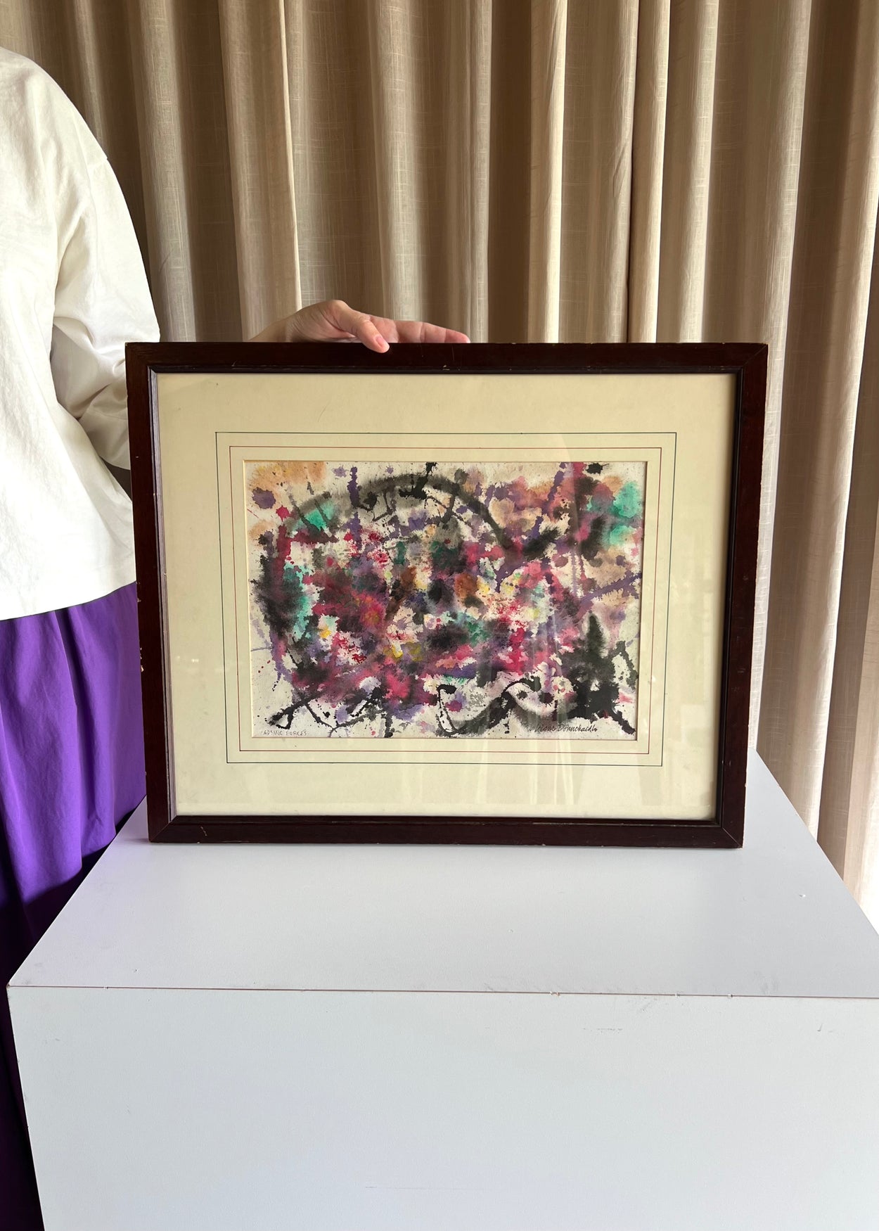 Colorful Watercolor, Framed