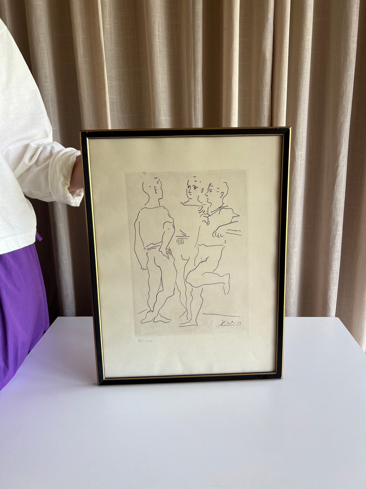 Picasso, Grâce et Mouvement, Framed