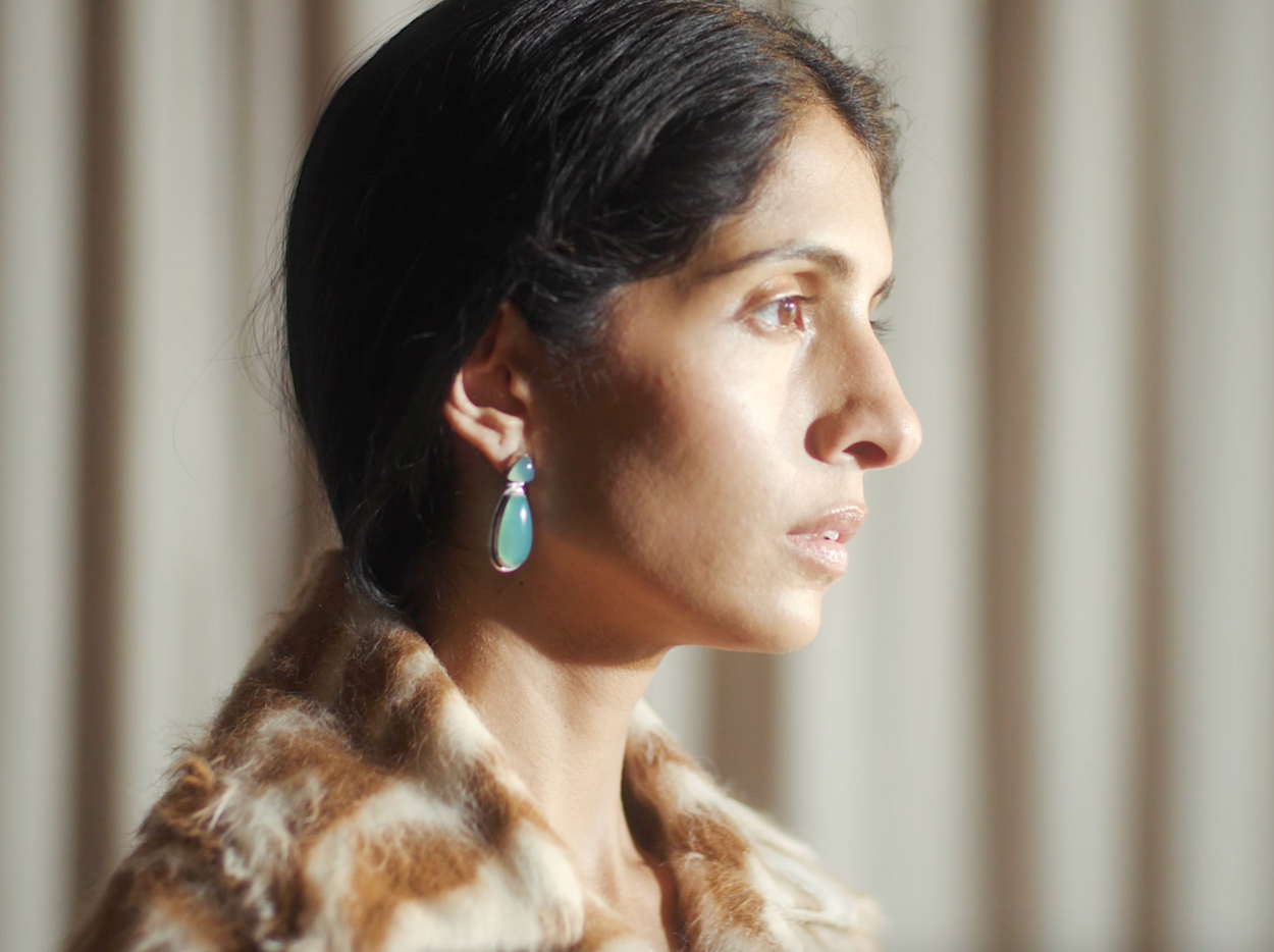 Chalcedony Drop Earrings