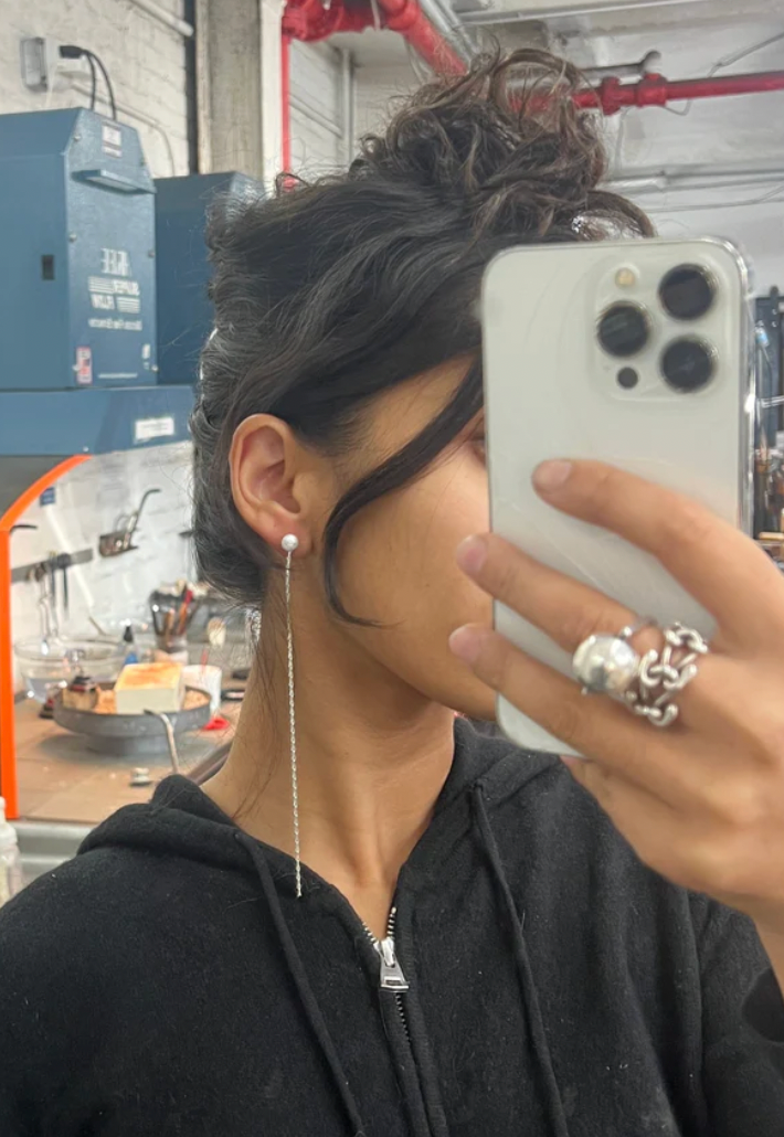 Pebble Drop Earring