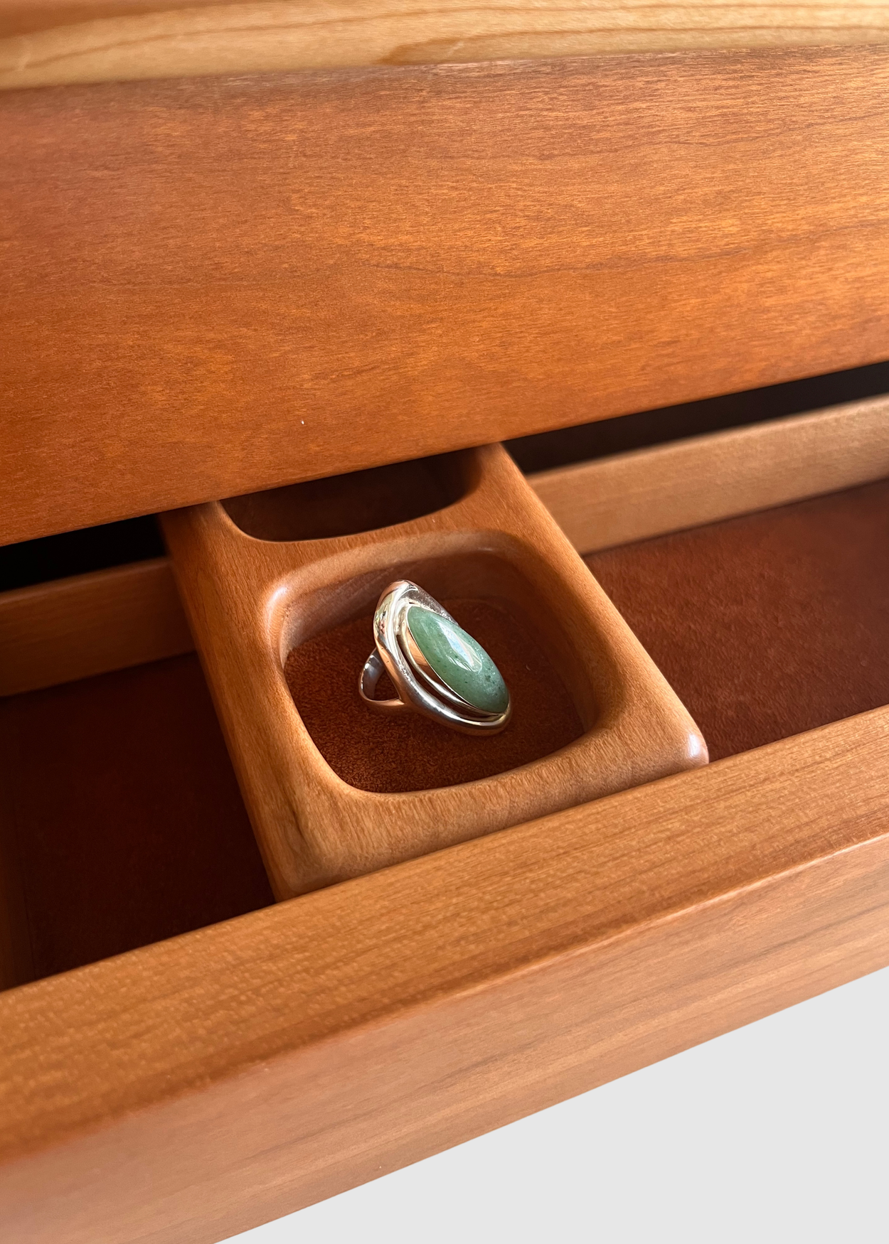 Aventurine Statement Ring