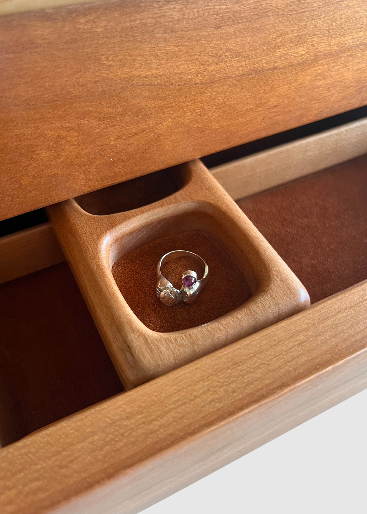 Abstract Tourmaline Ring